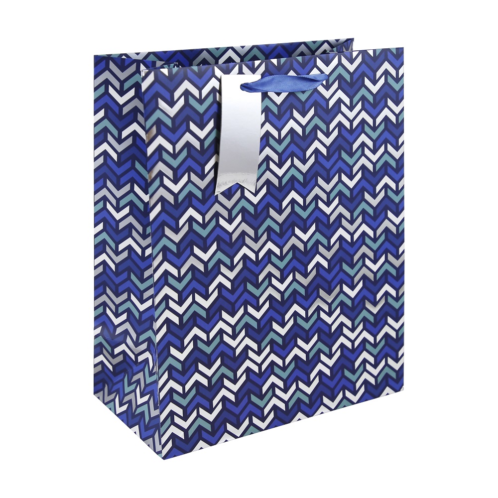 GIFT BAG CHEVRON LARGE (34807-2C)